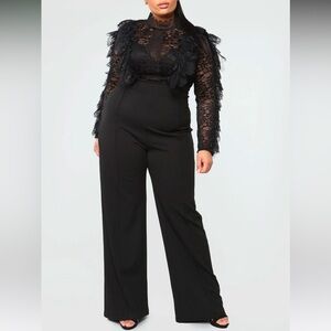 In My Shadow Jumpsuit- Black